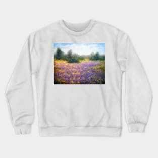 Wild flowers meadow Crewneck Sweatshirt